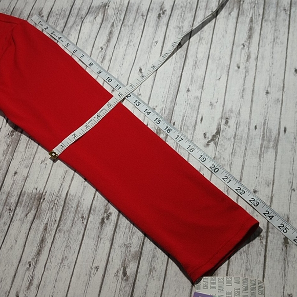 NWT LuLaRoe Red Georgia Tiered Skirt Dress - Picture 8 of 12